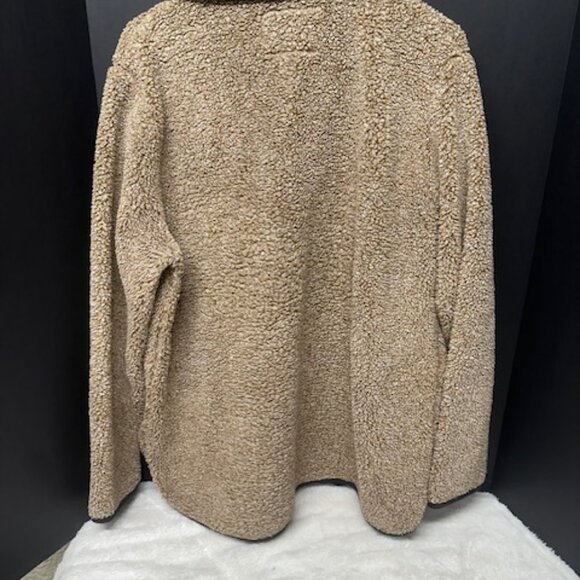 Natural Reflections Sherpa Pull Over Sweater Woman's XL - Picture 3 of 5